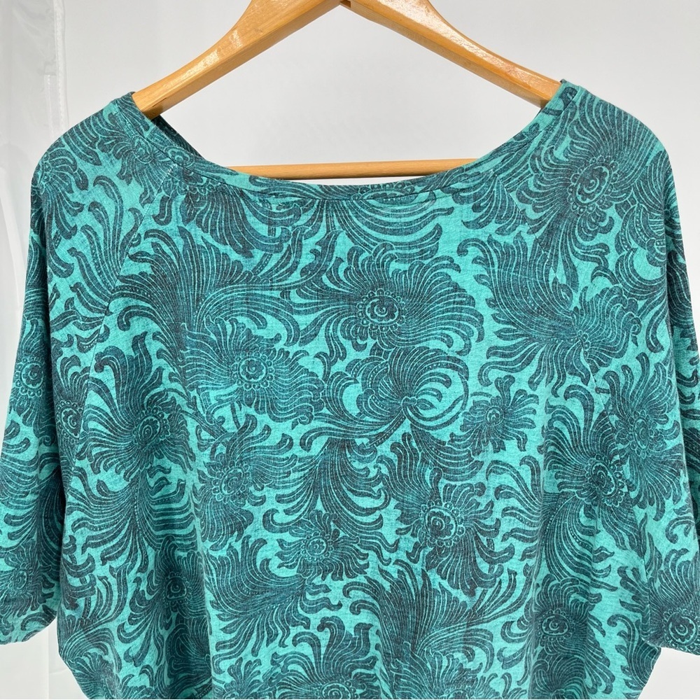 Peruvian Connection Patterned 100% Cotton Top Siz… - image 7
